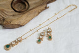 Kundan polki Pendant necklace set (4-5759)(B)( BEST SELLER)