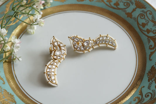Kundan Earrings (1-5231)(K)