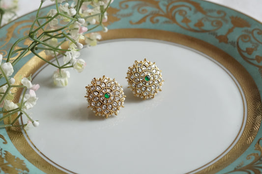 Kundan studs (1-5229)(K)