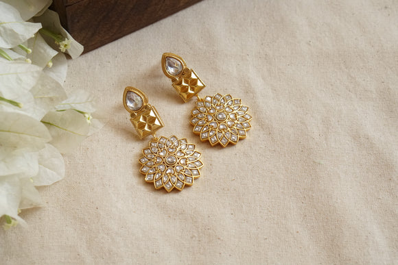 Kundan earrings (1-4707)(R)