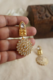 Kundan earrings (1-4707)(R)