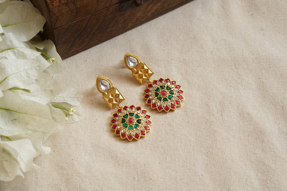 Kundan earrings (1-4708)(R)