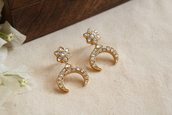 Kundan Earrings  (1-4721)(R)