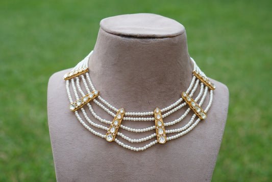 Kundan choker  (4-7242)(R)(PREORDER) - JEWELSTYLE