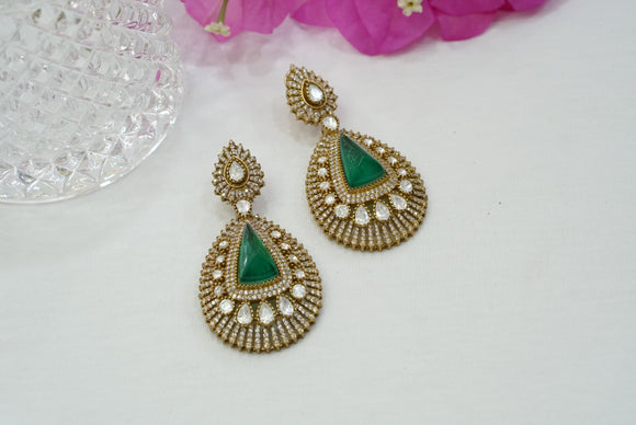 Polki Earrings  (1-3917)(B)