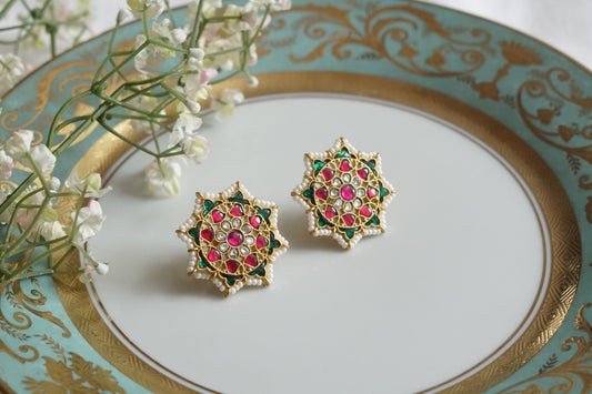 Kundan studs (1-5225)(K)