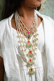 Kundan Ranihaar necklace (4-6898)(R)(PREORDER DELIVERS IN 20DAYS)