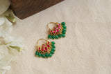 Reversible small Kundan bali earrings (1-4713)(R)