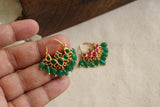Reversible small Kundan bali earrings (1-4713)(R)