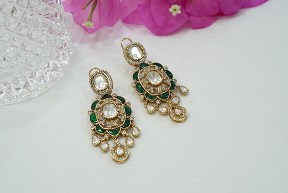 Polki Earrings  (1-3905)(B)