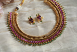 Antique kundan necklace set(4-7832)(AK)