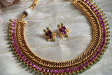 Antique kundan necklace set(4-7832)(AK)