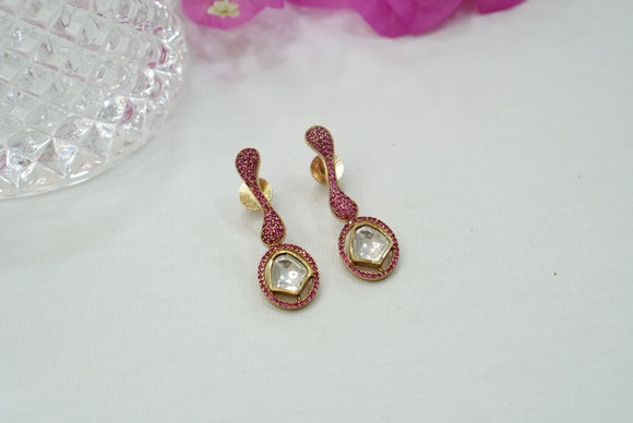 Polki Earrings  (1-3909)(B)