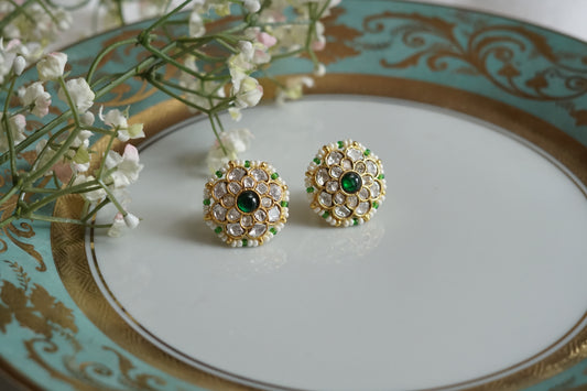 Kundan studs (1-5223)(K)
