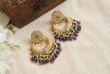 Kundan Big Chandbali  (1-4718)(R)