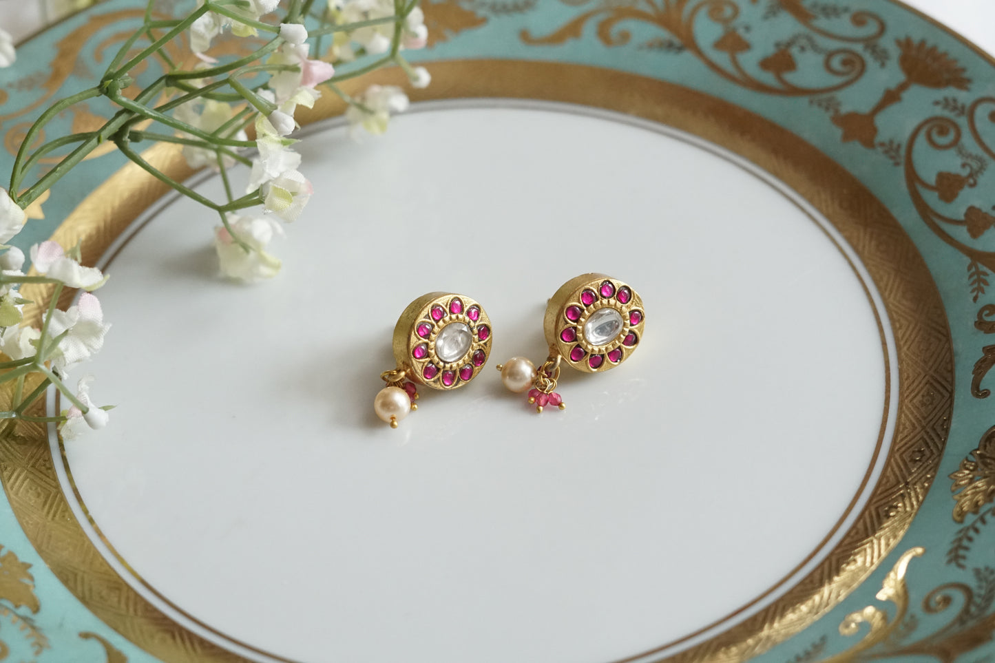 Kundan Studs (1-5219)(K)