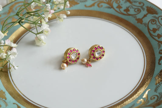 Kundan Studs (1-5219)(K)
