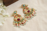 Bird Kundan earrings (1-4714)(R)