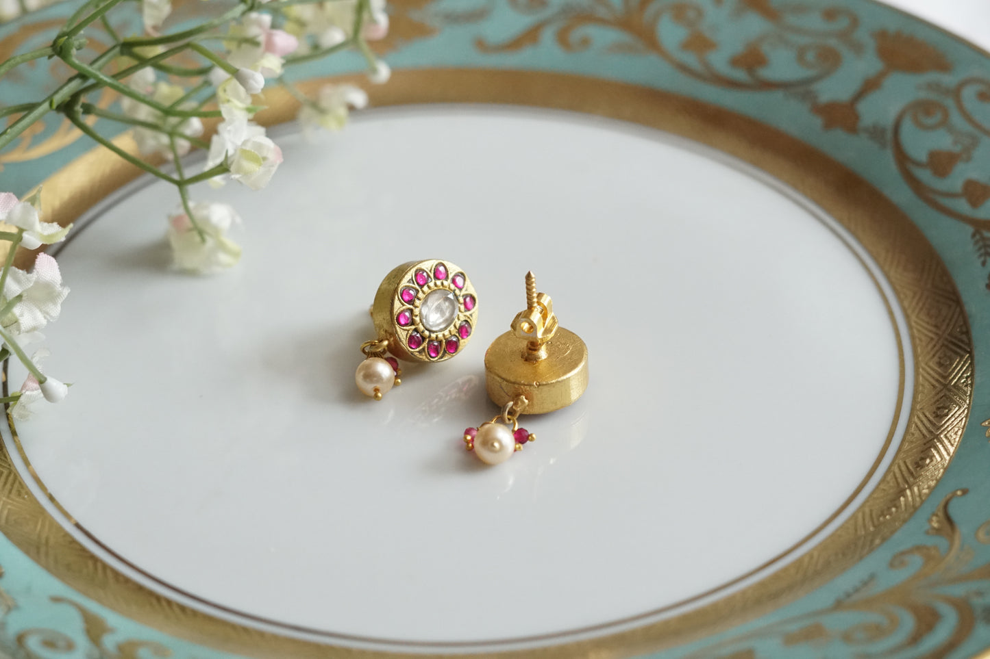 Kundan Studs (1-5219)(K)