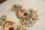 Bird Kundan earrings (1-4714)(R)