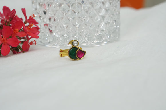 Kundan Ring (6-307)(R)(CLEARANCE SALE PIECE)