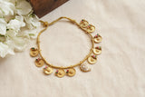 Mango Kundan coin necklace (4-8590)(R)