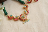 Kundan choker set (4-8588)(R)