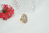 Kundan Ring (6-311)(R)(CLEARANCE SALE PIECE)