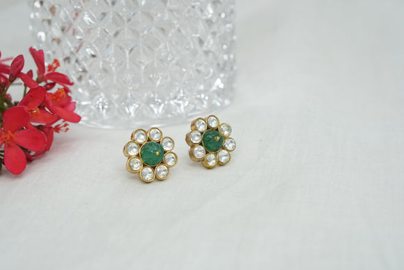Kundan Studs (1-4443)(R)