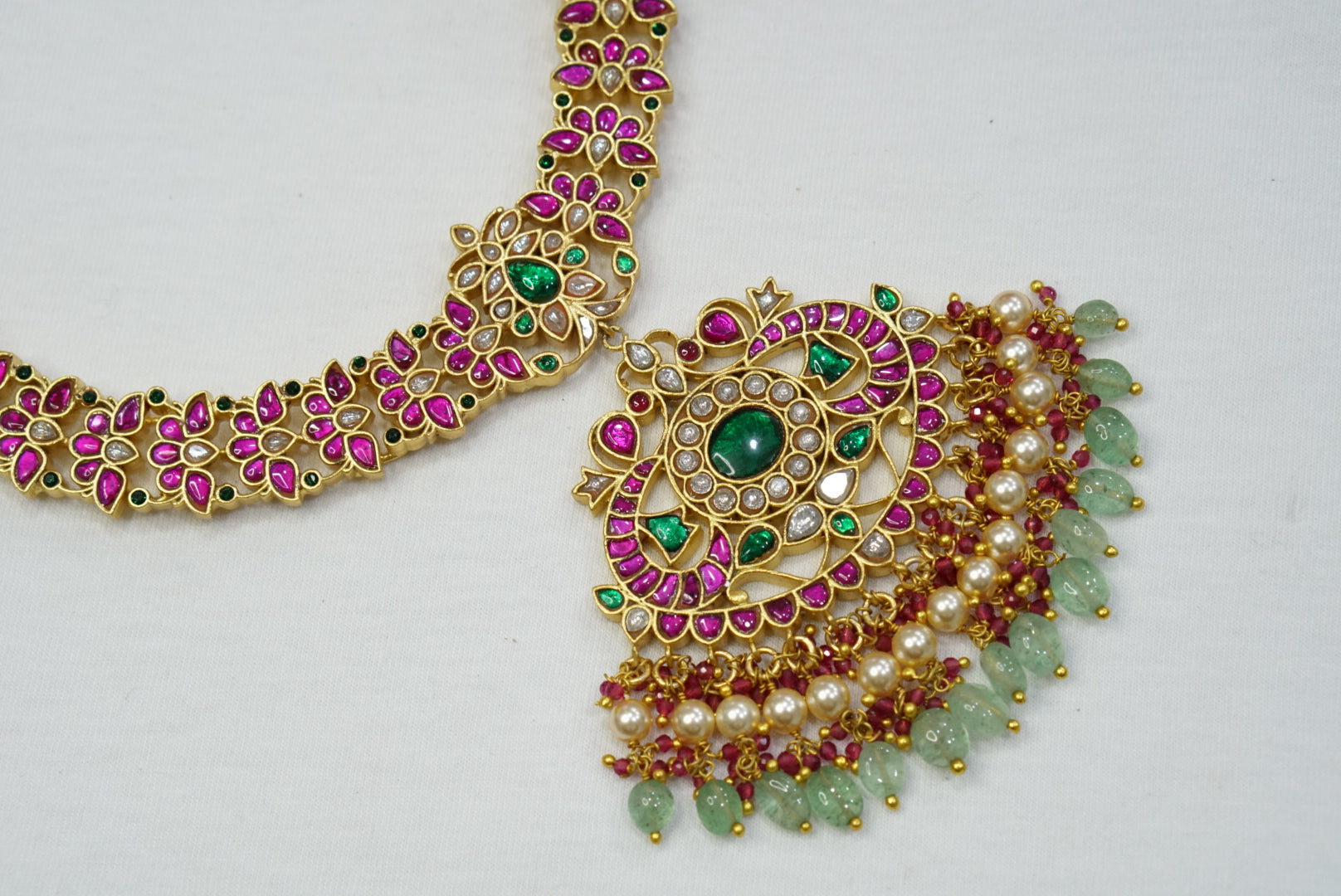Kundan Necklace (4-7513)(K )(preorder) - JEWELSTYLE
