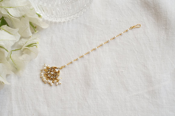 Small Kundan Maangtikka(5-1550)(R)