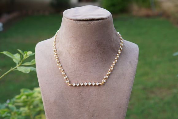 Kundan Necklace  (4-8594)(R)