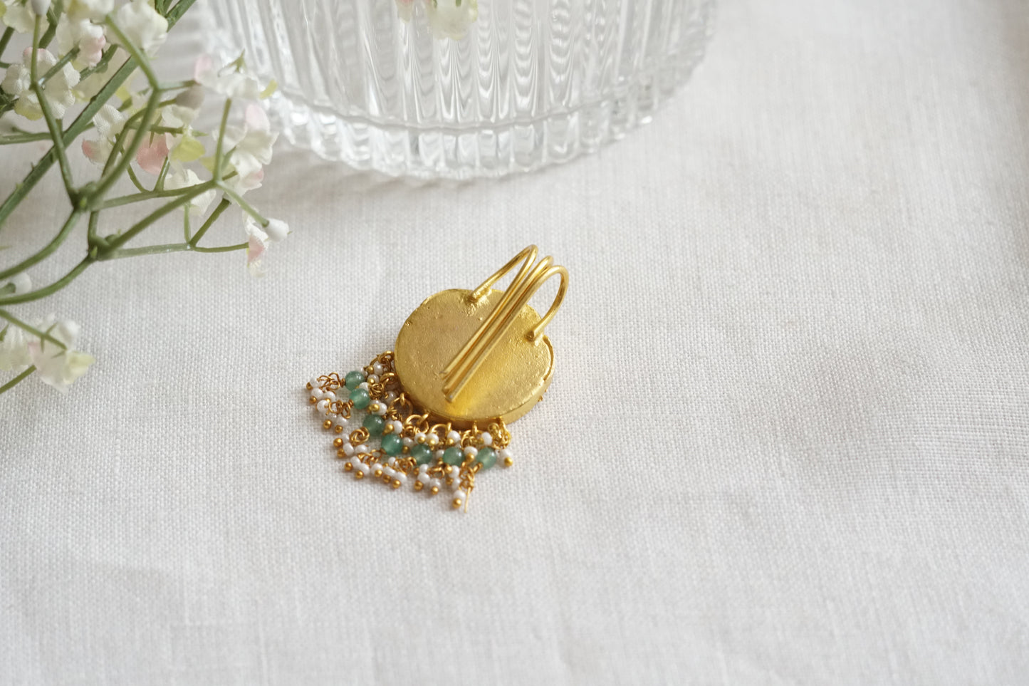 Kundan Hairpin & Pendant (5-1723)(K)