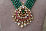 Kundan pendant necklace (4-6559)(R)(Preorder)