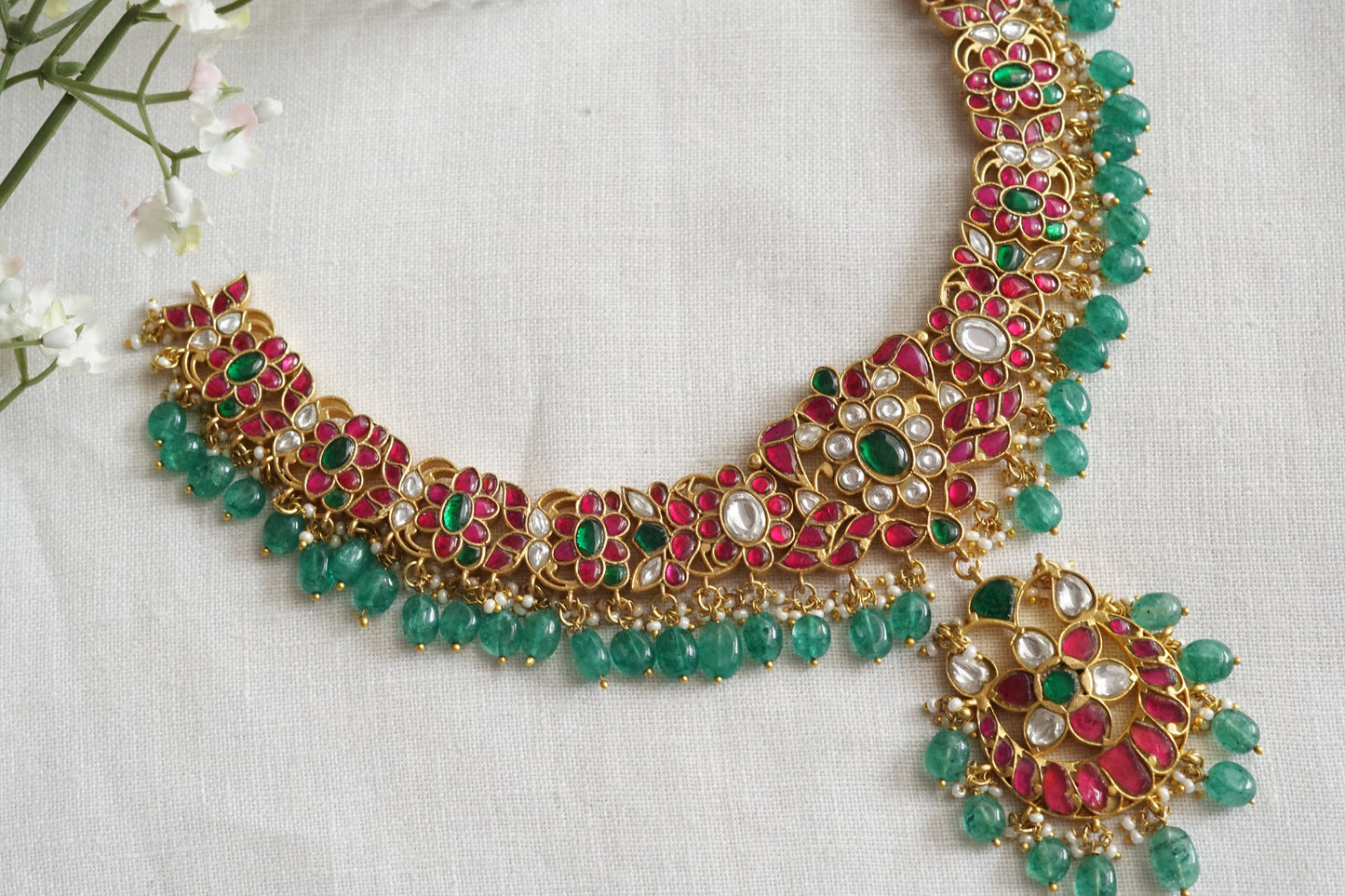 Kundan Necklace (4-9229)(K)