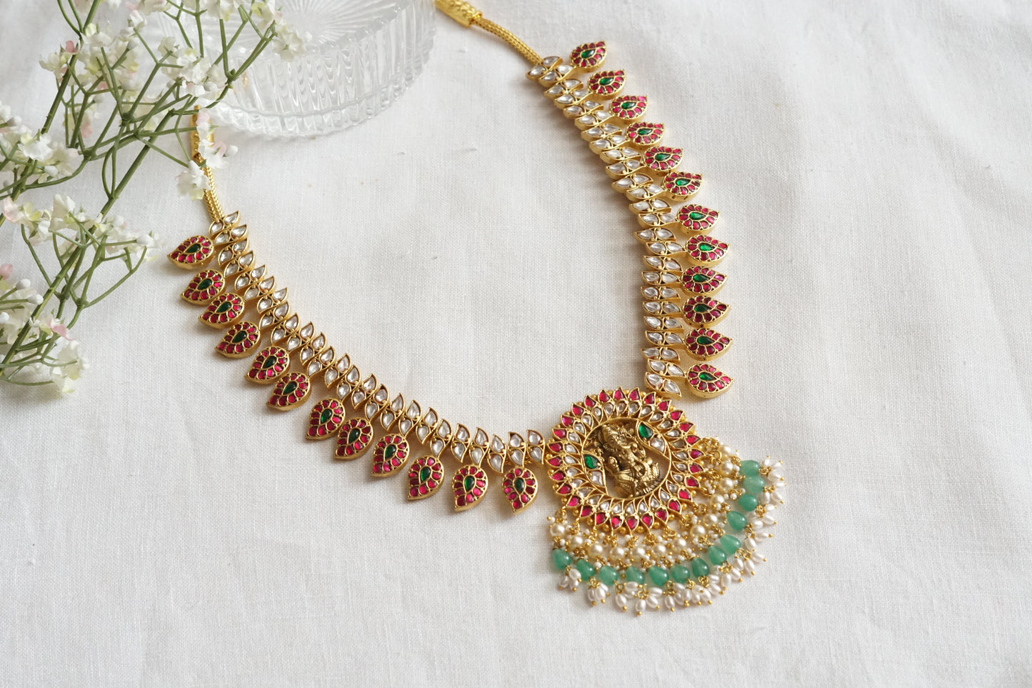 Kundan Necklace (4-9227)(K)