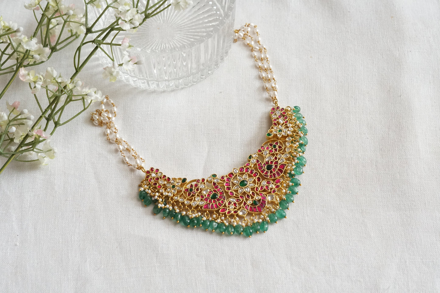 Kundan Necklace (4-9225)(K)
