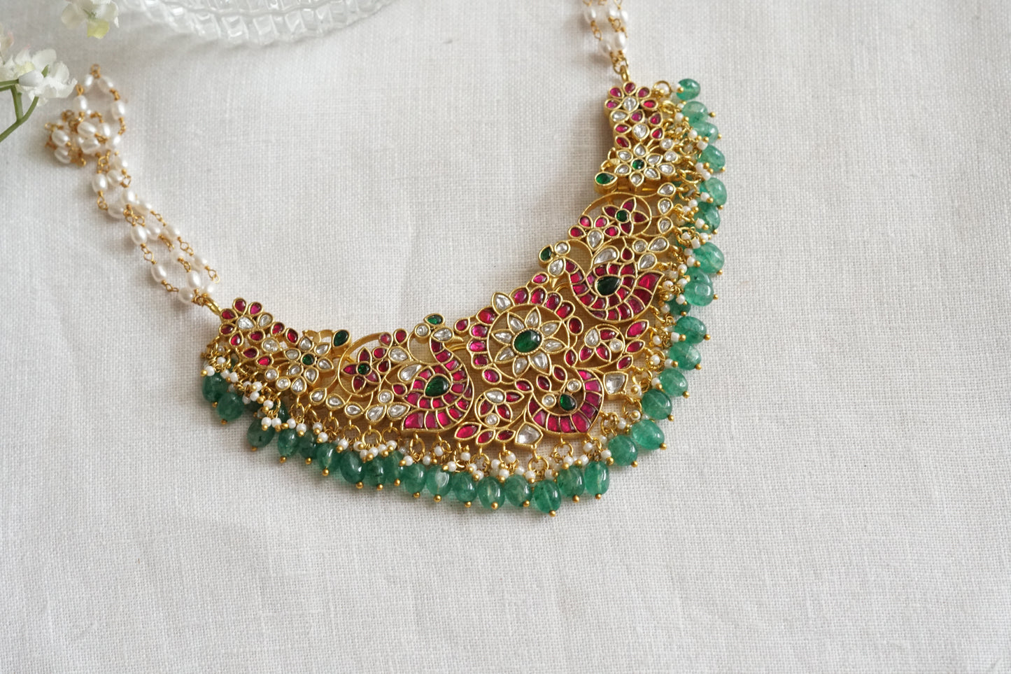 Kundan Necklace (4-9225)(K)