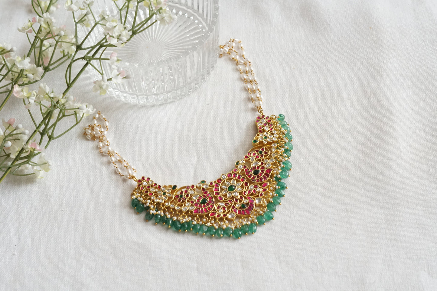 Kundan Necklace (4-9225)(K)