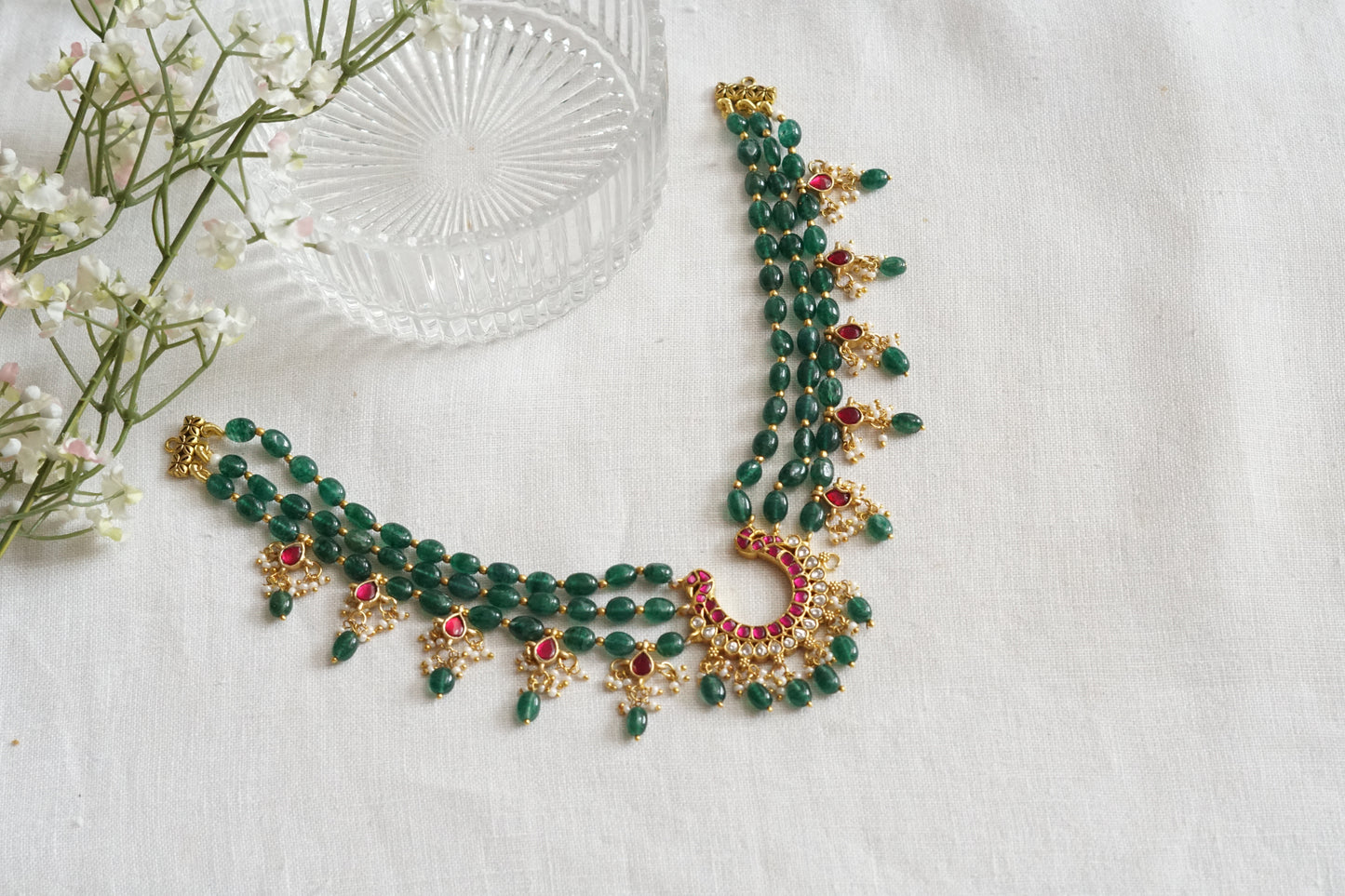 Kundan Necklace (4-9223)(K)