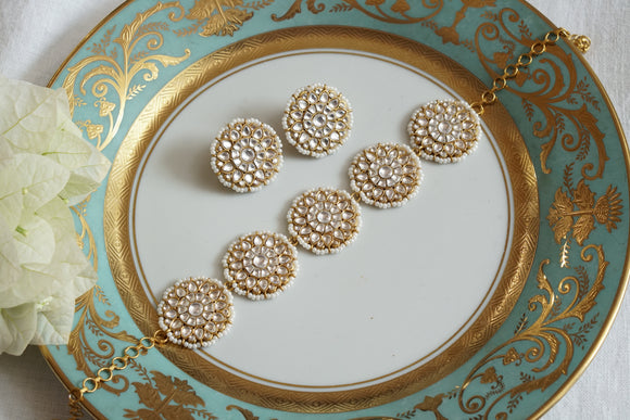 Polki Choker Set (4-8603)(B)