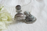 Oxidised Jhumki Earrings (1-4877)