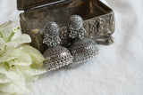Oxidised Jhumki Earrings (1-4877)