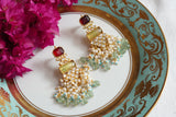 Kundan earrings (1-4140)(R)