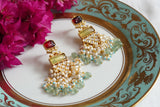 Kundan earrings (1-4140)(R)