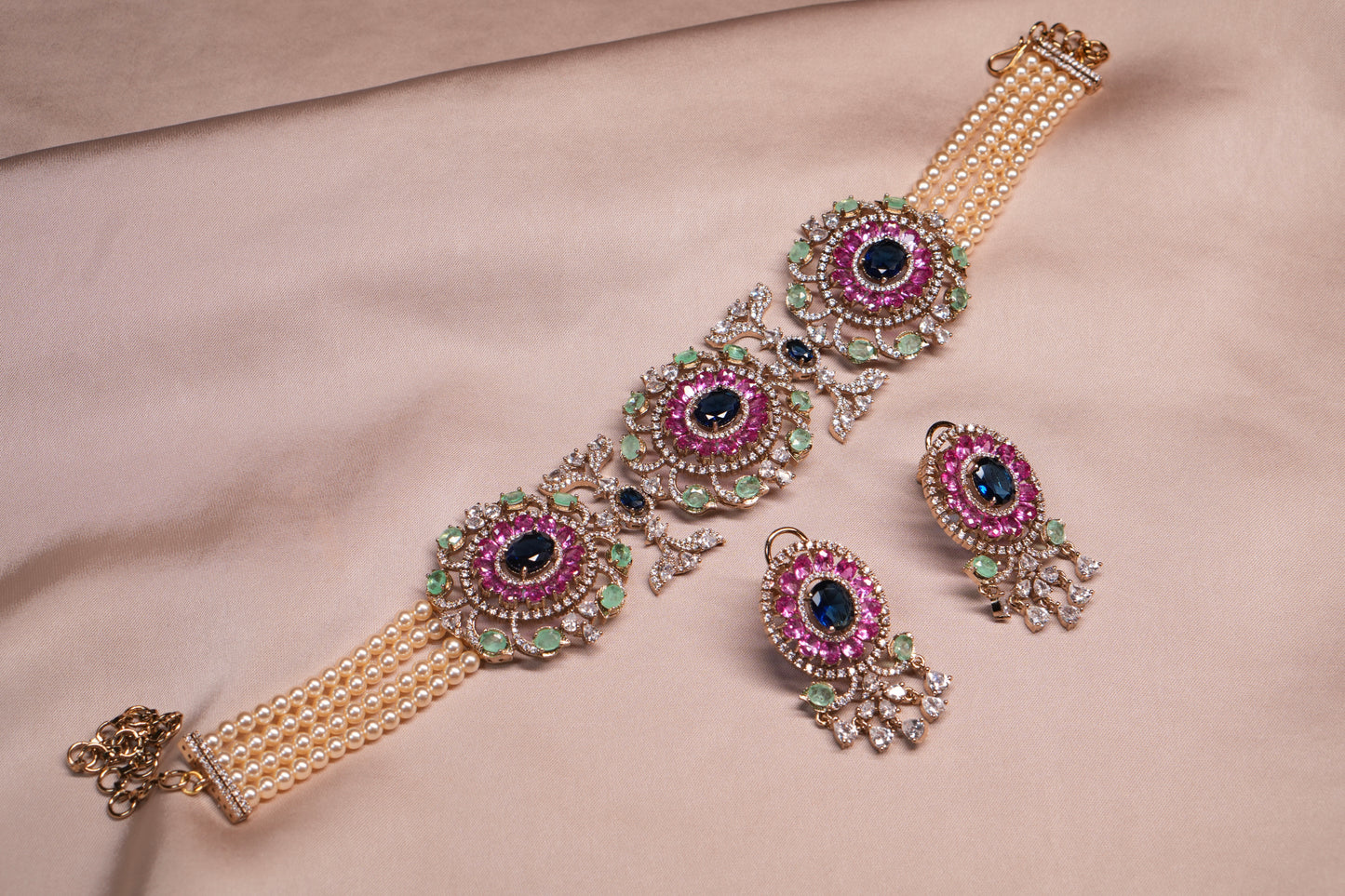 AD Choker Set  (4-9095)(B) - JEWELSTYLE
