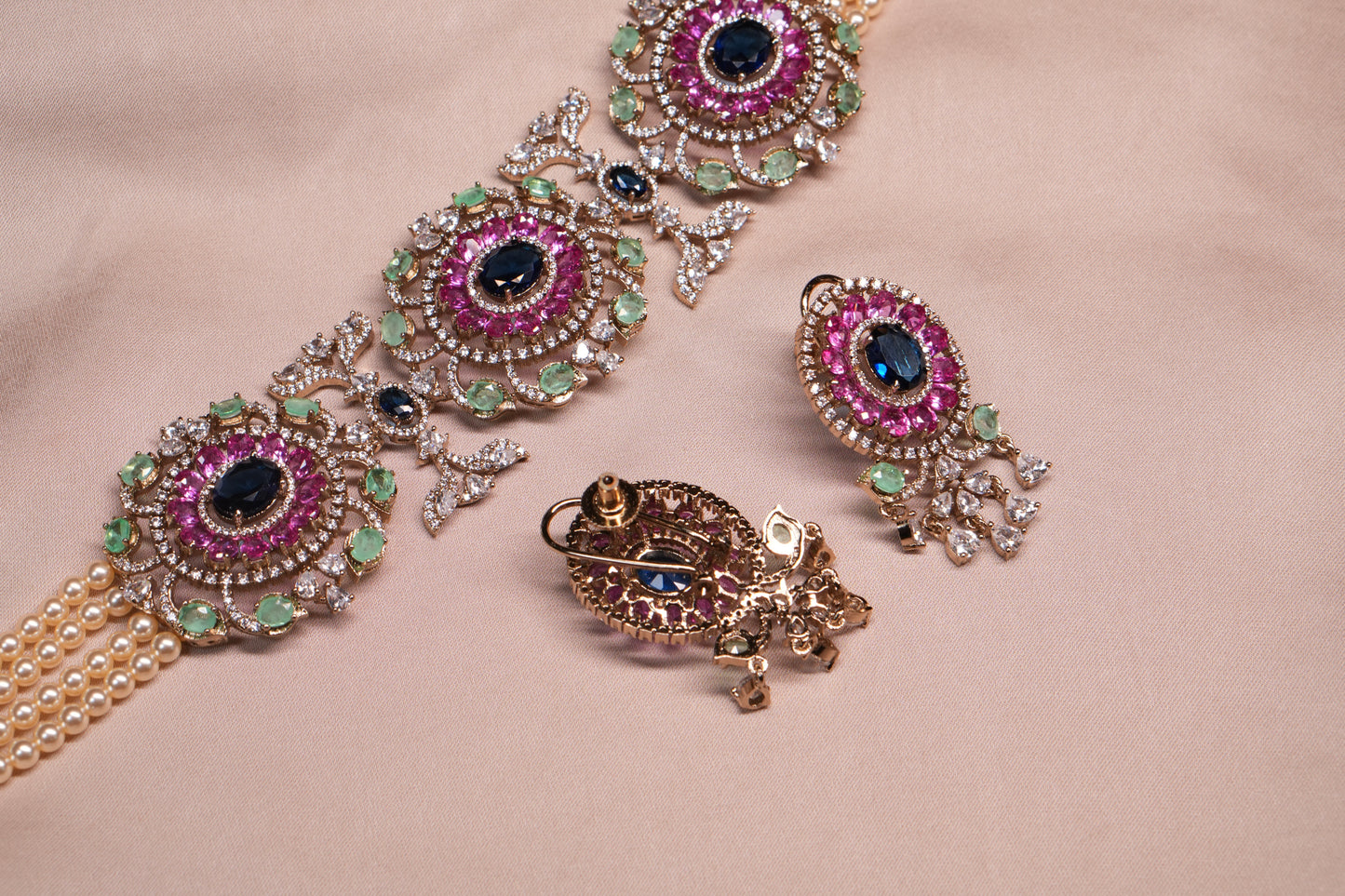AD Choker Set  (4-9095)(B) - JEWELSTYLE