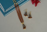 Victorian Polki pendant necklace set (4-6560)(EX)
