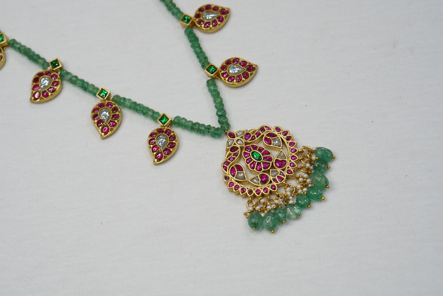 Kundan necklace (4-7550)( K)(PREORDER)