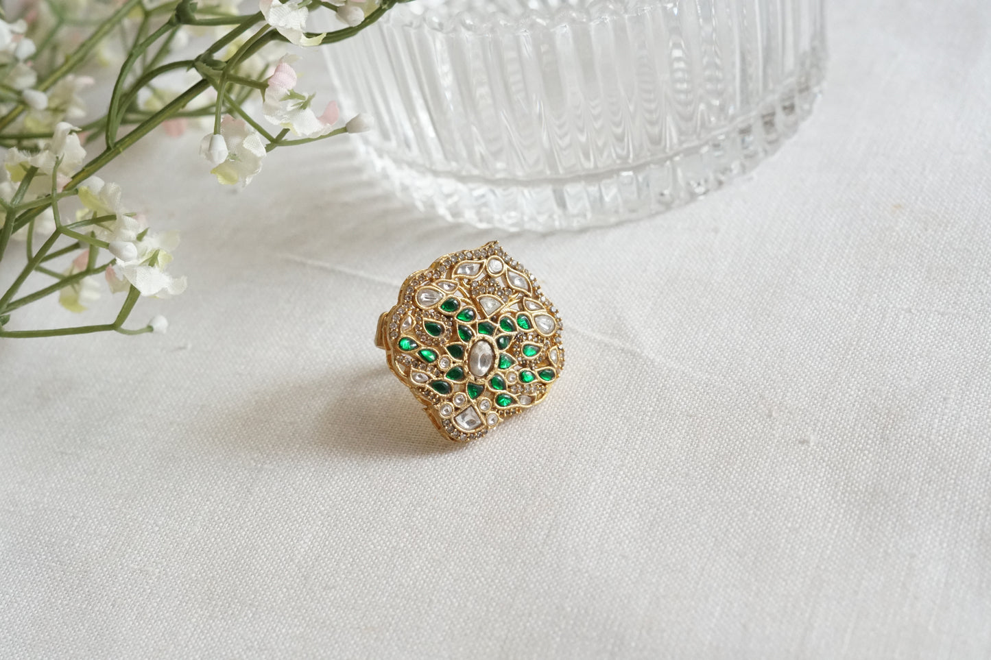 Kundan Ring (6-366)(R)